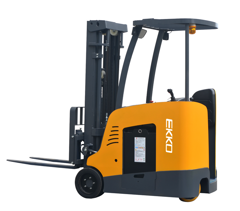 Electric Forklift | 4000 lb Capacity | 216" Lift Height | Stand Up Rider | EKKO EK18RF