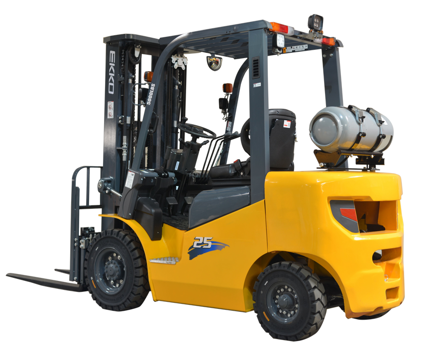 Forklift | 5000 lb Capacity | 212" Lift Height | Liquid Propane | EKKO EK25-212LP