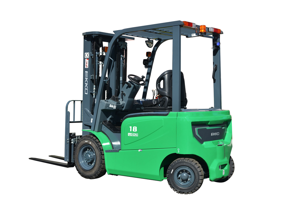 Electric Forklift | 4000 lb Capacity | 189" Lift Height | EKKO EK18G-LI