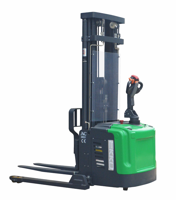 Electric Straddle Stacker | 4400 lb Capacity | 189" Lift Height | EKKO EB16EAS-189LI