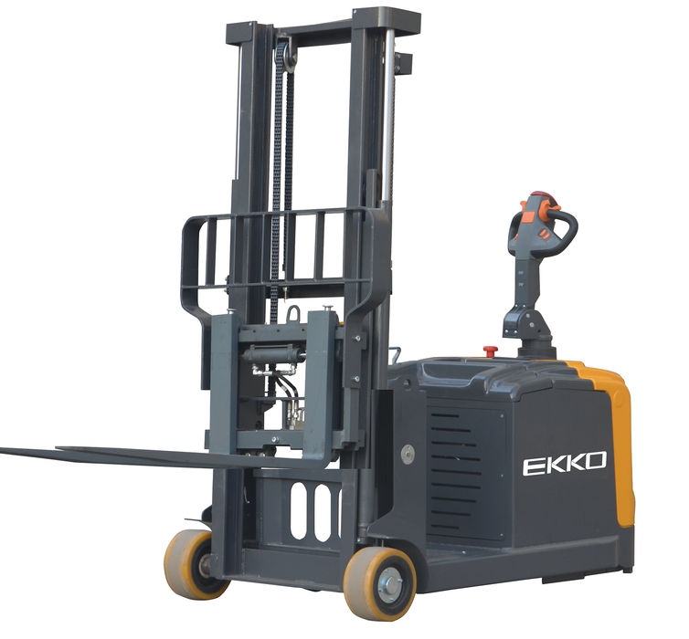 Electric Counterbalanced Stacker | 3300 lb Capacity | 130" Lift Height | EKKO EK14S-130