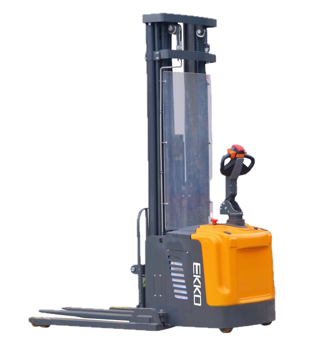 Electric Straddle Stacker | 4400 lb Capacity | 216" Lift Height | EKKO EB16EA