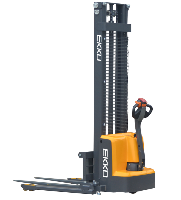 Electric Straddle Stacker | 2800 lb Capacity | 119" Lift Height | EKKO EB13E