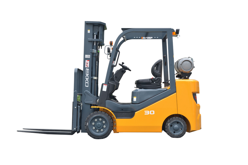 Forklift | 6000 lb Capacity | 189" Lift Height | Liquid Propane | EKKO EK30SLP