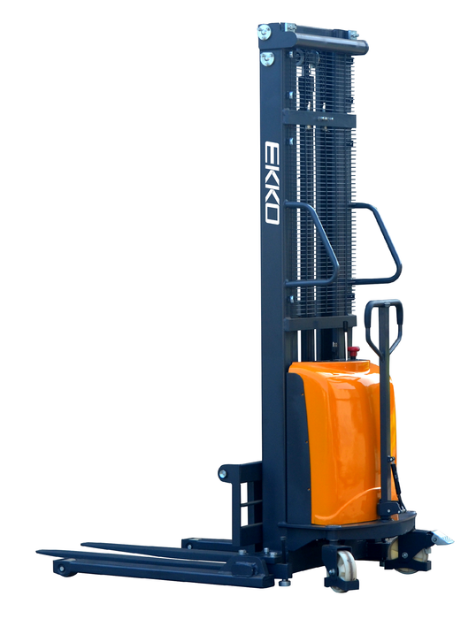 Semi-Electric Straddle Stacker | 3300 lb Capacity | EKKO EA15D