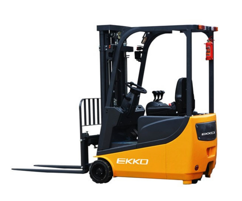 Electric Forklift | 3300 lb Capacity | 138" Lift Height | 3 Wheel | EKKO EK13A