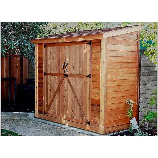 SpaceSaver Shed with Double Doors 8'x4'