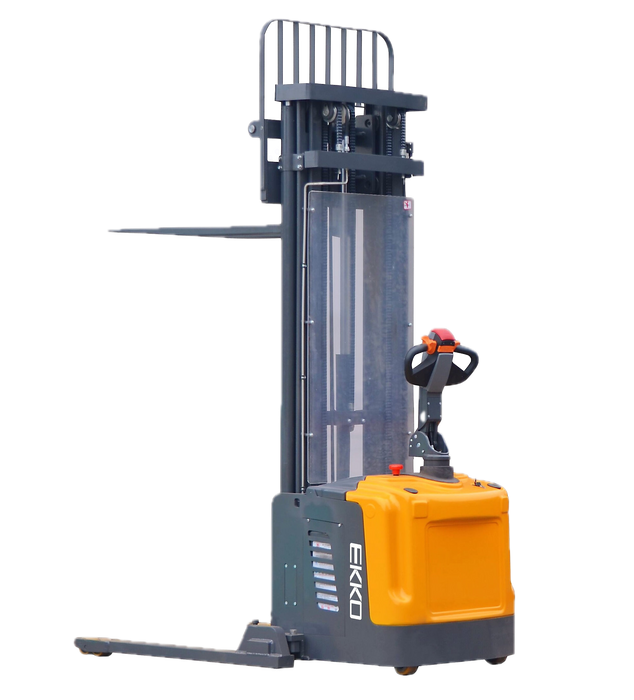 Electric Straddle Stacker | 4400 lb Capacity | 216" Lift Height | EKKO EB16EA