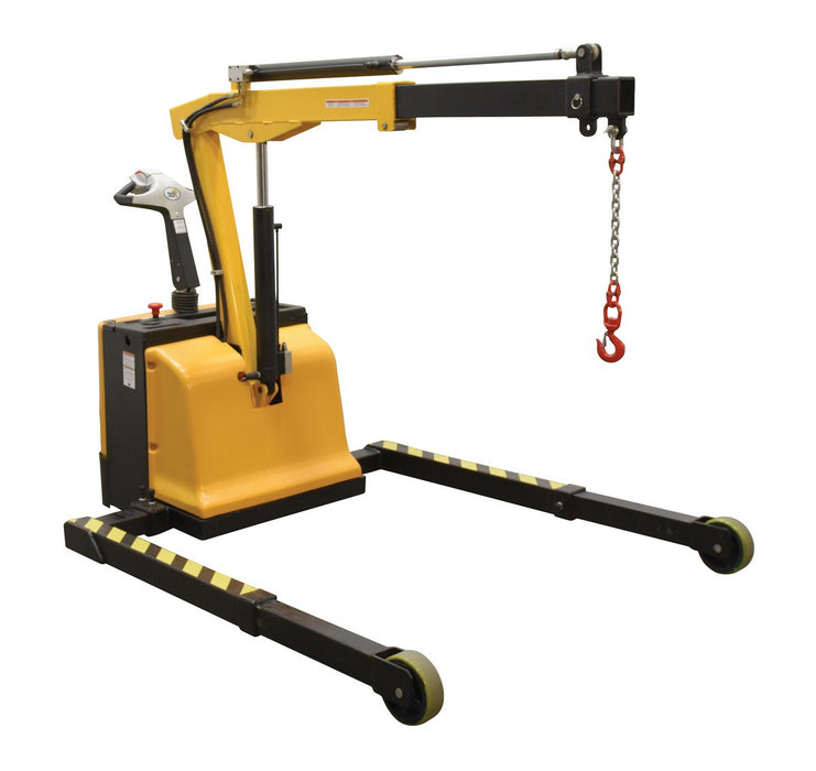 Electric Floor Crane | 2500 lb Capacity | Adjustable | Vestil EPFC-25-AA