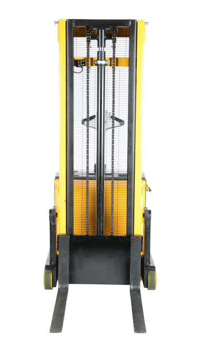 Electric Counterbalanced Stacker| 1000 lb Capacity | 118" Lift Height | Vestil S-CB-118