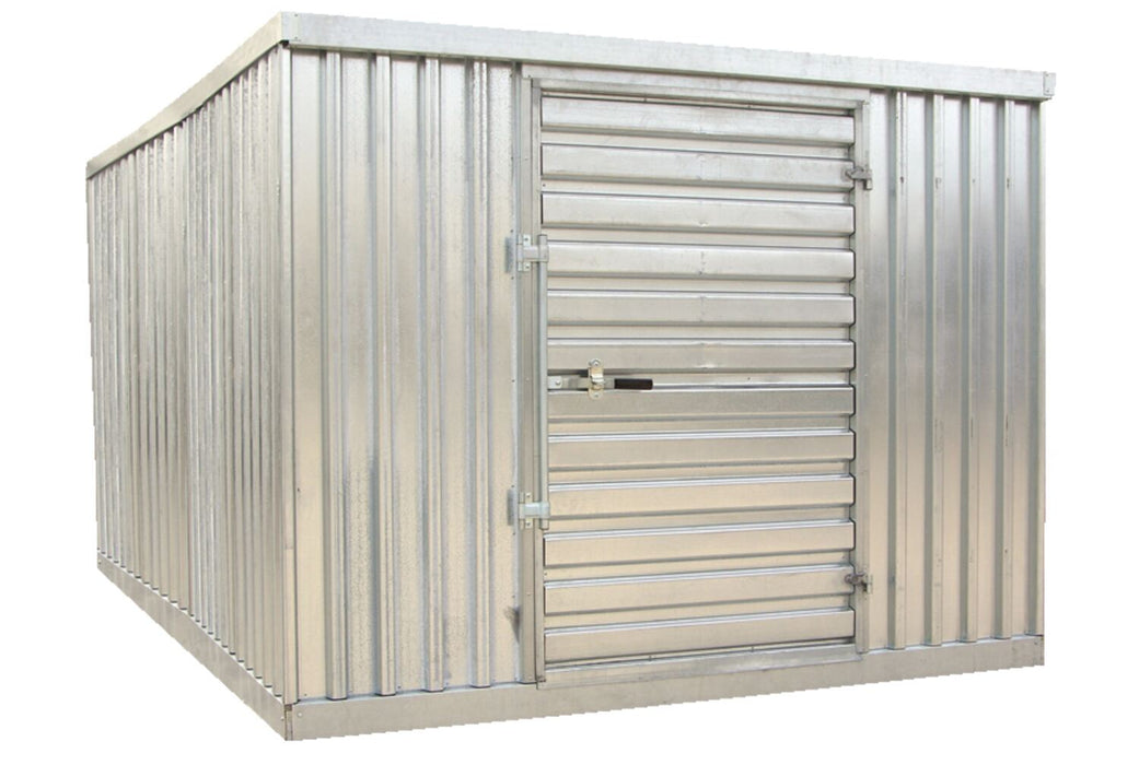 Storage Building | 5500 lb Floor Capacity | Galvanized Steel | Vestil STOR-912-G-W-1RH