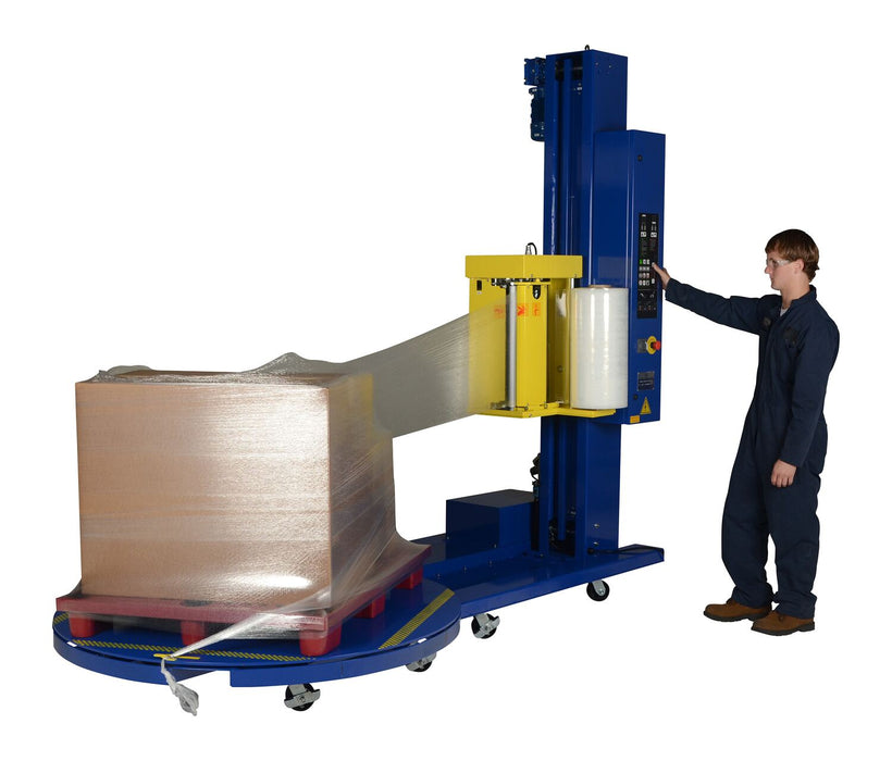 Stretch Wrap Machine | Automatic | 4000 lb Capacity | 60" Turntable Diameter | Steel | Vestil SWA-60-AW