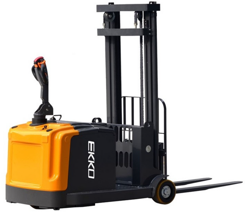 Electric Counterbalanced Stacker | 3300 lb Capacity | 130" Lift Height | EKKO EK14-130