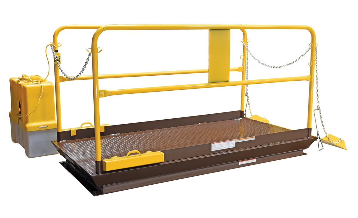 Scissor Dock Lift | 5000 lb Capacity | 4 ft x 8 ft | Vestil WL-100-5-48