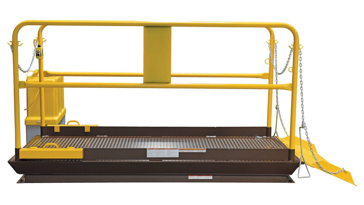 Scissor Dock Lift | 5000 lb Capacity | 4 ft x 8 ft | Vestil WL-100-5-48